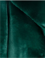 Tessuto pelliccia sintetica castoro pelo corto col. Verde