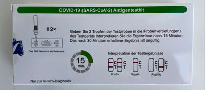 Test Antigeno saliva con hisopo sars-CoV-2 Covid-19 - Foto 3