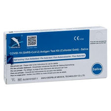 test rápido de antígenos covid-19 (oro coloidal) - saliva con hisopo