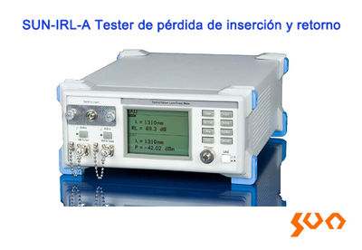 Tester de pérdida de inserción y retorno SUN-IRL-A