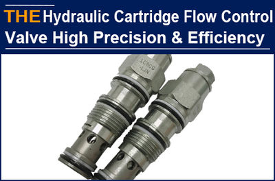 The hydraulic cartridge flow control valve failed in 3 proofs with the old suppl