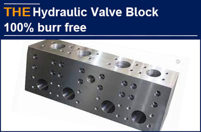 The intelligently polished AAK hydraulic valve block is 100% burr free, Peppe ca