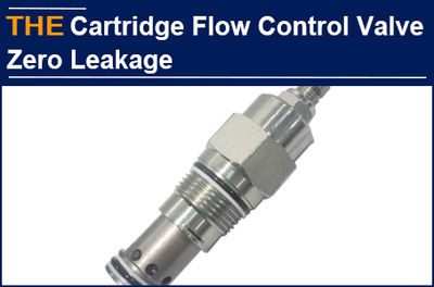 The leakage of Hydraulic Cartridge Flow Control Valve caused by spring was solve