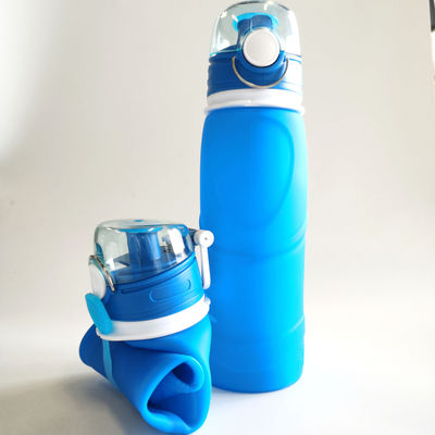 The new foldable silicone outdoor water filter bottle is BPA-free