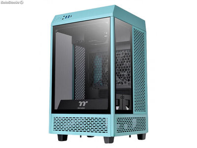 Thermaltake pc- Gehäuse The Tower 100 Turquoise - ca-1R3-00SBWN-00