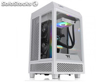 Thermaltake pc- Gehäuse The Tower 100 Weiss - ca-1R3-00S6WN-00