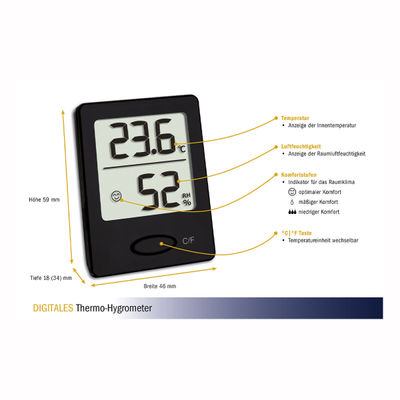 Thermo-hygromètre numérique - Photo 2