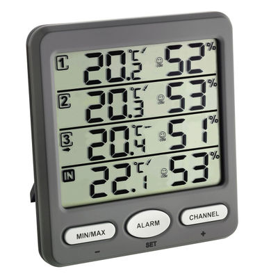 Thermo-hygromètre sans fil avec 3émetteurs climate monitor - Photo 3