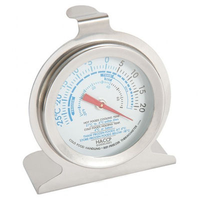 Thermometre testeur - 10º a 100ºC 14x2,8x2,8 cm argente inox
