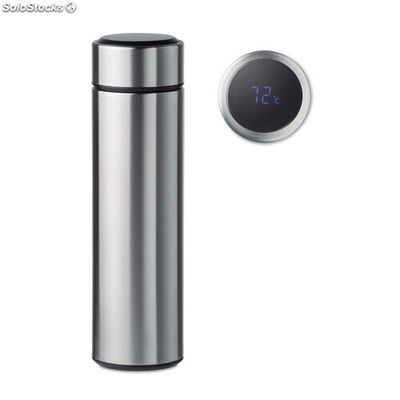 Thermos con termometro touch argento opaco MIMO9796-16