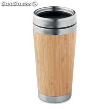 Thermos doppio strato bamboo legno MIMO9444-40