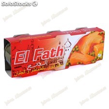 Thunfisch in tomatensauce mit erbsen - al - fath - pack 3 dosen - leicht