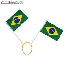 Tiara com a Bandeira do Brasil Promocional