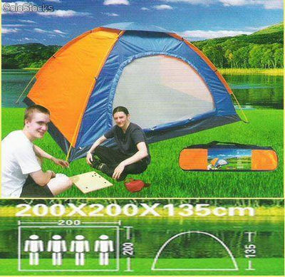 Tiendas de Camping (para 4 Personas) 200x200x135cm