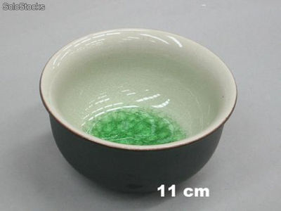 Tigela arroz ceràmica cor verde