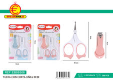 Tijera y corta uñas bebe