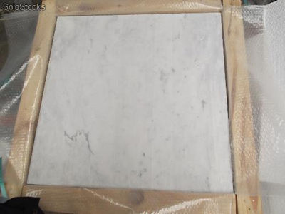 Tiles of Blanco Ibiza marble 75x75x2 cm. - Foto 4
