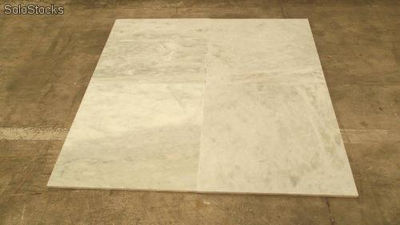 Tiles of Blanco Ibiza marble 75x75x2 cm.