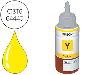 Tinta epson t6644 et2500/2550/ /14000/l475/565/575/4500 amarillo botella 70 ml