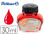 Tinta estilografica pelikan 4001 rojo brillante frasco 30 ml - 1