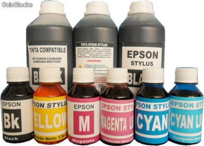 Tintas para impresoras de inyeccion hp, canon, epson, brother