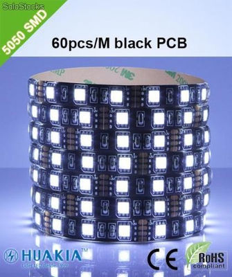 Tiras led para negro Verde 300 pieza 5050smd led/Rollo led Strip