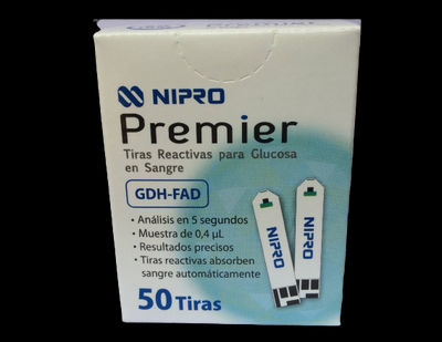 Tiras Reactivas para Glucosa en Sangre Nipro Premier