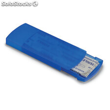 Tiritas en caja de emergencia azul transparente MOKC6949-23
