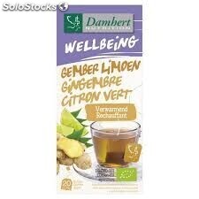 tisane gingembre citron vert 20 sachets