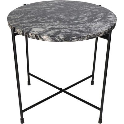 Tisch Schwarz loise Marmor/Metall