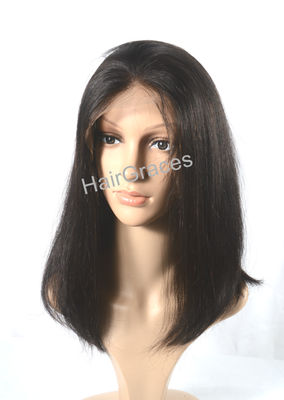 Tissage bresilien closure naturel front lace perruque full lace wig humain hair - Photo 5
