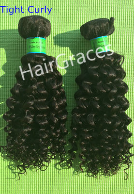 Tissage indien humain hair natural capelli extension remy deep curly - Foto 5
