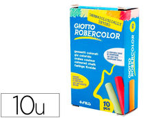 Tiza color antipolvo robercolor -caja de 10 unidades