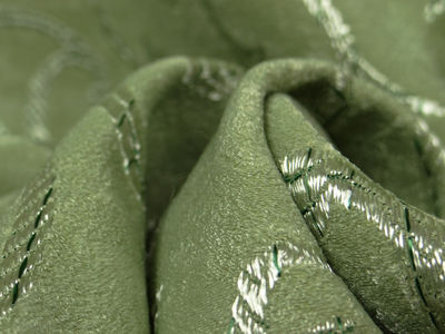 Tkanina zasłonowa fon-12 zielony - Zdjęcie 2