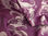 Tkanina zasłonowa ornament - fiolet ze srebrem - 1