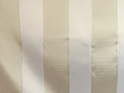 Tkanina zasłonowa PASY ze srebrną nitką - Zdjęcie 5