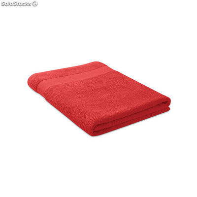 Toalha algodão orgânico 180x100 vermelho MIMO9933-05