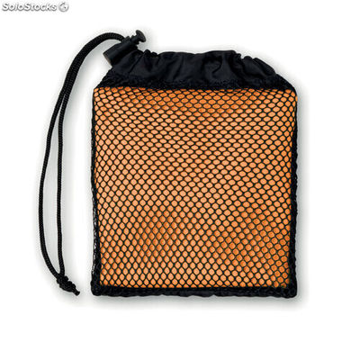 Toalha de desporto com bolsa laranja MIMO9025-10