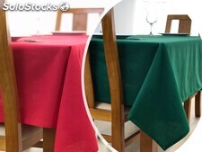 Toalha de Mesa Basic Vermelha / Verde