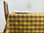 Toalha de mesa Quadrados grandes Amarelo e Castanho - 1