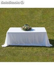 Toalha de mesa rectangular em tecido Strech Turquesa 28 1,22x0,60m