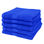 Toalhas de mão 100% algodão 500gsm 50x100cm azul marinho 5 pçs - 1