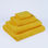 Toalla de baño amarillo sábana baño en 100x150cm algodón 100%, 600 grs/m2 - 1