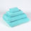 Toalla de baño azul celadón sábana baño en 100x150cm algodón 100%, 600 grs/m2 - 1