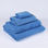 Toalla de baño azul mar lavabo en 50x100cm algodón 100%, 600 grs/m2 - 1