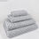 Toalla de baño gris plata sábana baño en 100x150cm algodón 100%, 500 grs/m2 - 1