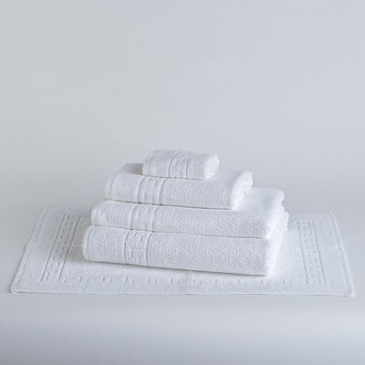 Toalla de baño hostelería blanca baño en 100x150cm algodón 100%, 400 grs/m2