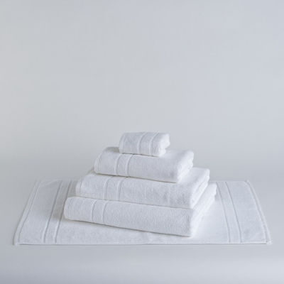 Toalla de baño hostelería blanca lavabo en 50x100cm algodón 100%, 500 grs/m2