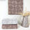 Toalla de baño marrón visón en ducha 70x140cm algodón 100%, 500 grs/m2 - Foto 3