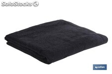 Toalla de Baño | Modelo Brillante | Color Negro | 100 % Algodón | Gramaje 580